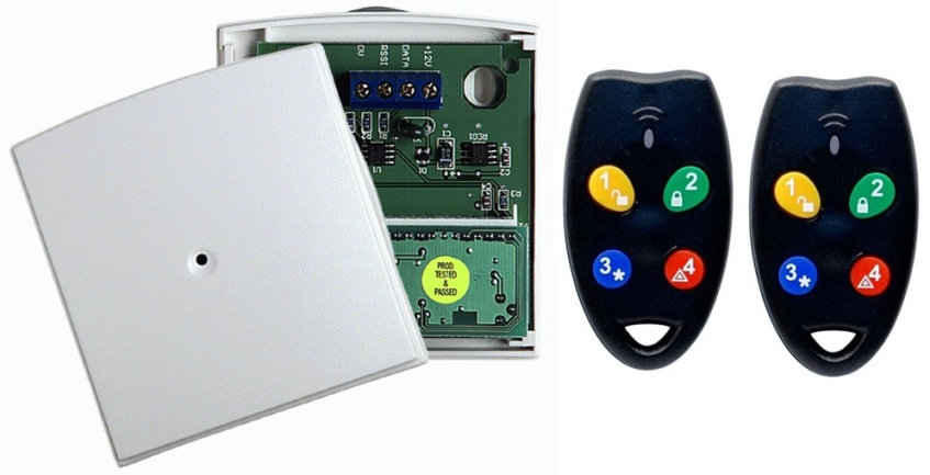 Ness Wireless Keyfob & Radio Interface Receiver & 2 x RK4 Remote